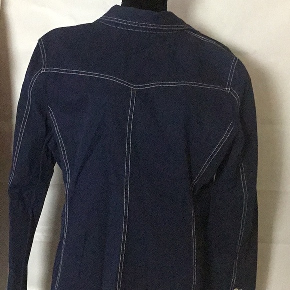 Issac Mizrahi  jeans jacket - Picture 2 of 7